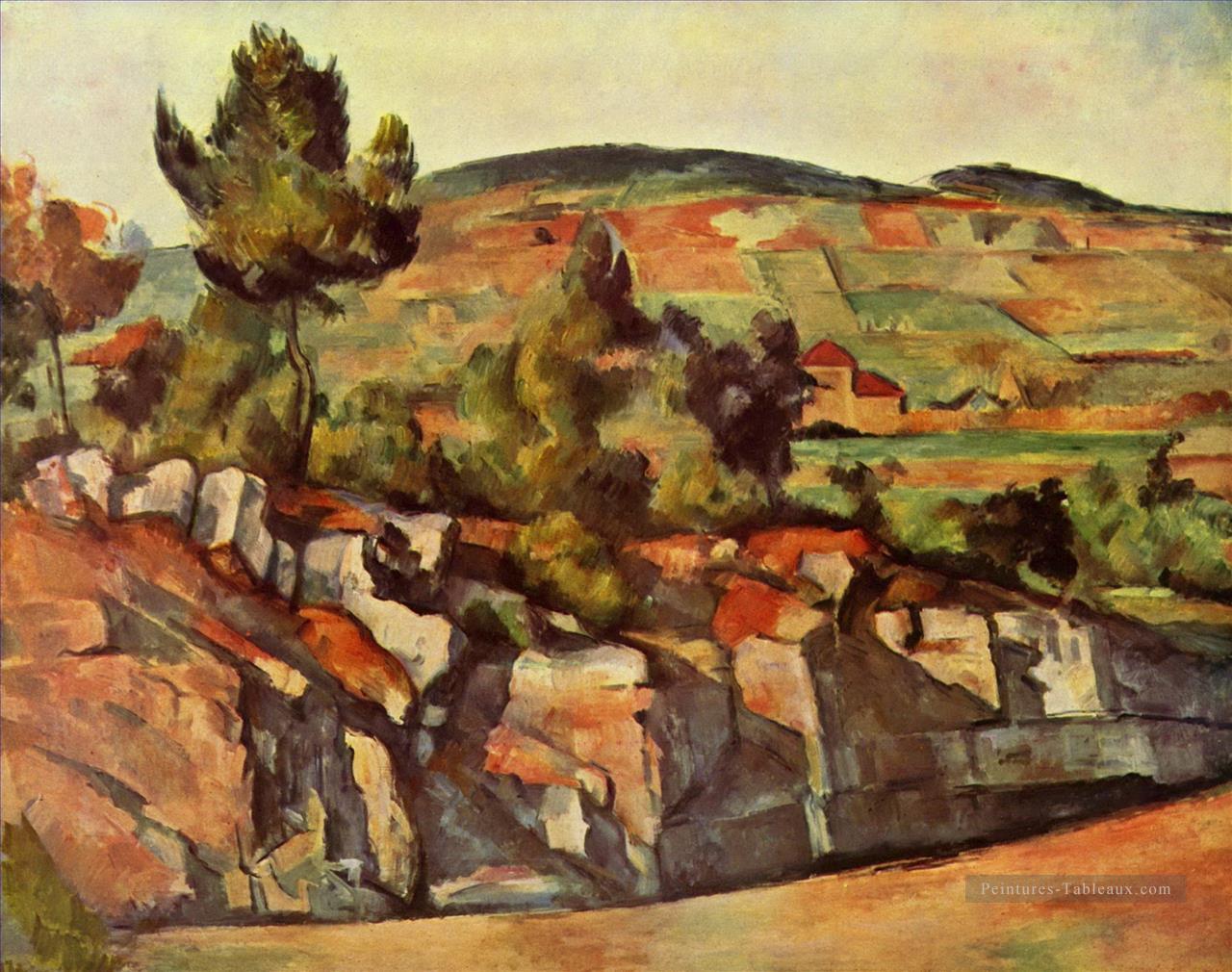 Montagnes en Provence Paul Cézanne Peintures à l'huile